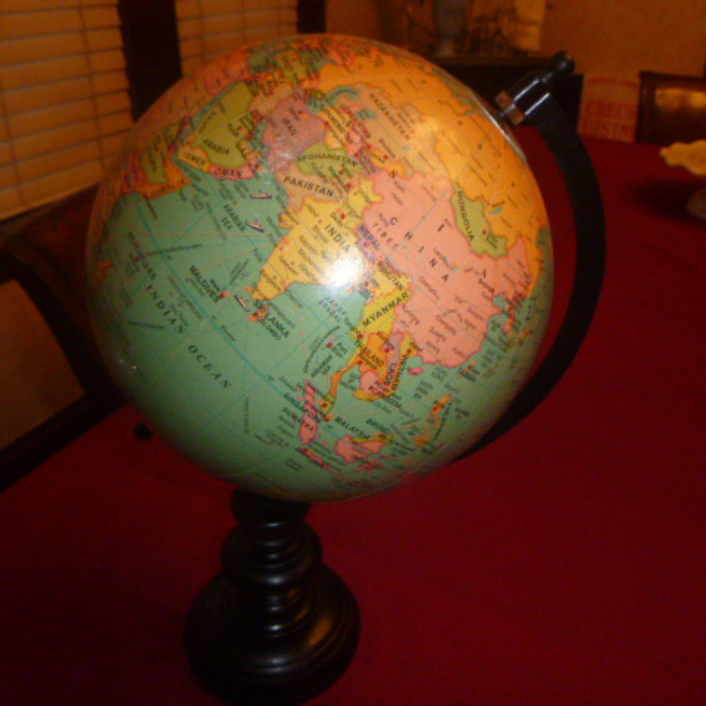 Globe, table top size